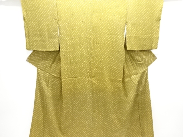 JAPANESE KIMONO / ANTIQUE KIMONO / SILK / KINSHA / ABSTRACT